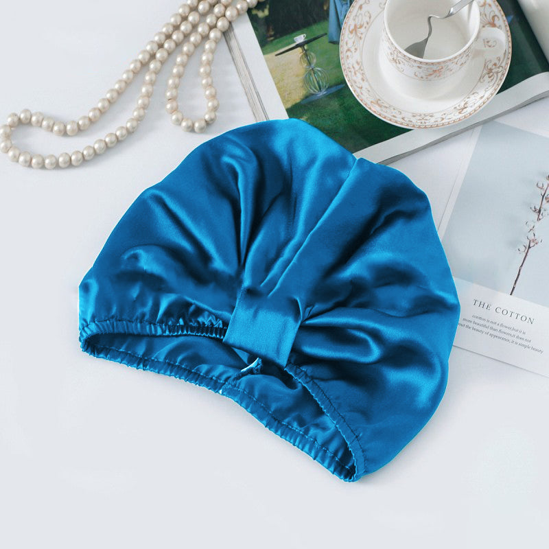 Pure Silk Night Turban Bonnet