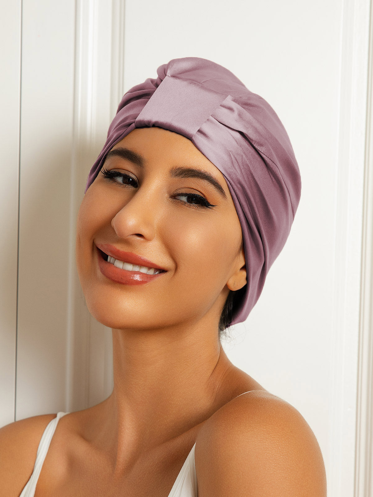 Pure Silk Double Layer Night Turban Bonnet