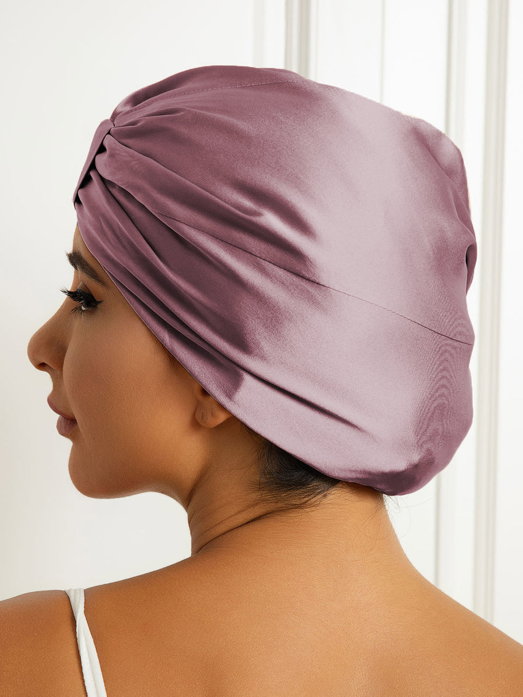 Pure Silk Double Layer Night Turban Bonnet
