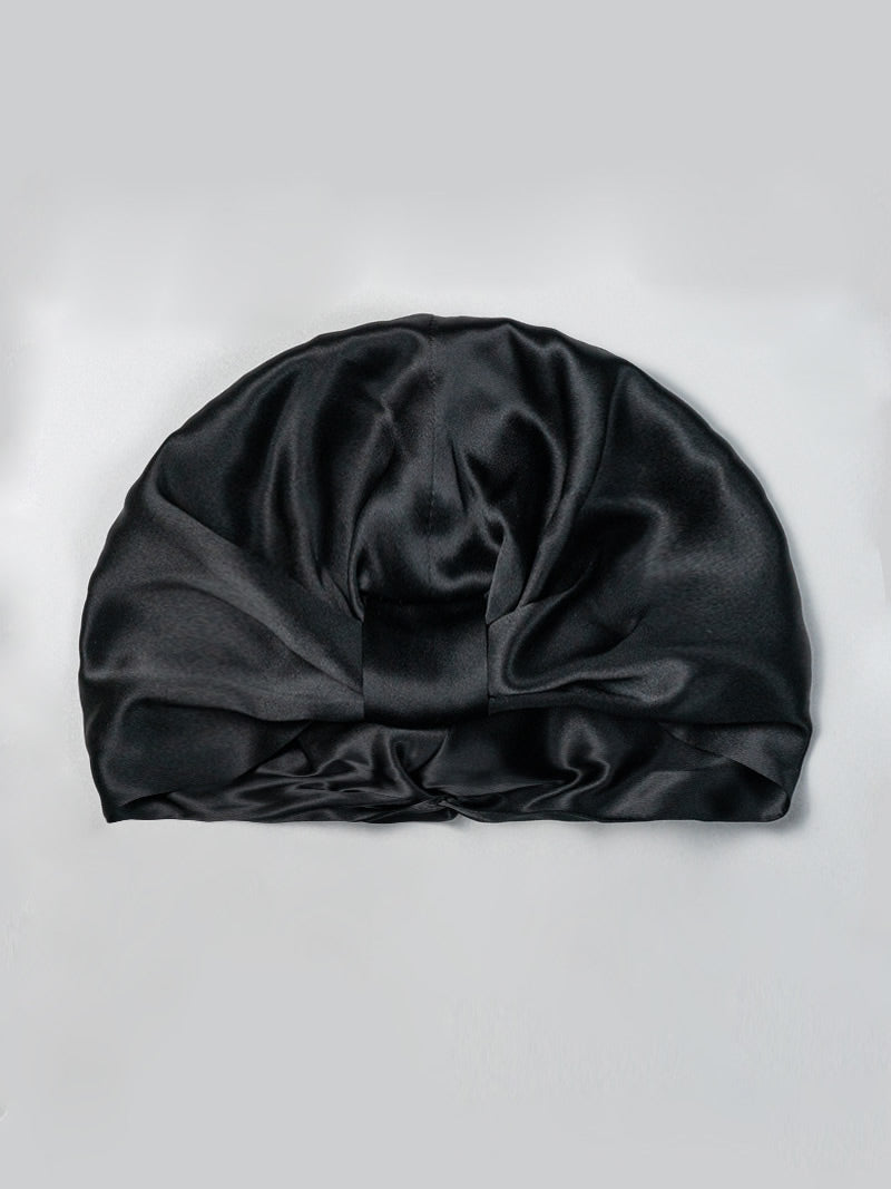 Pure Silk Double Layer Night Turban Bonnet