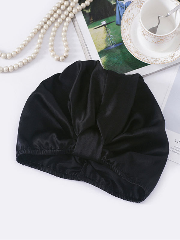 Pure Silk Night Turban Bonnet