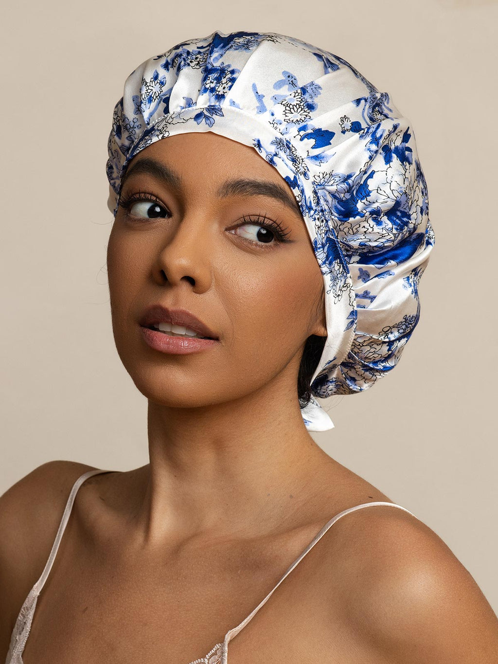 Pure Silk Classic Bonnet with Ribbons