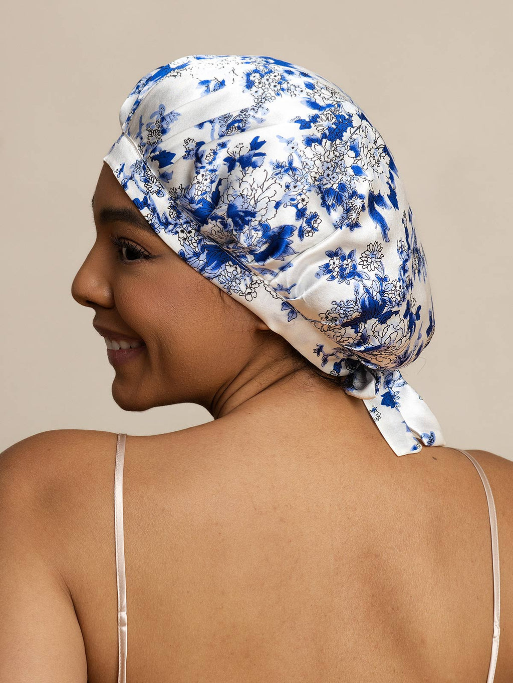 Pure Silk Classic Bonnet with Ribbons