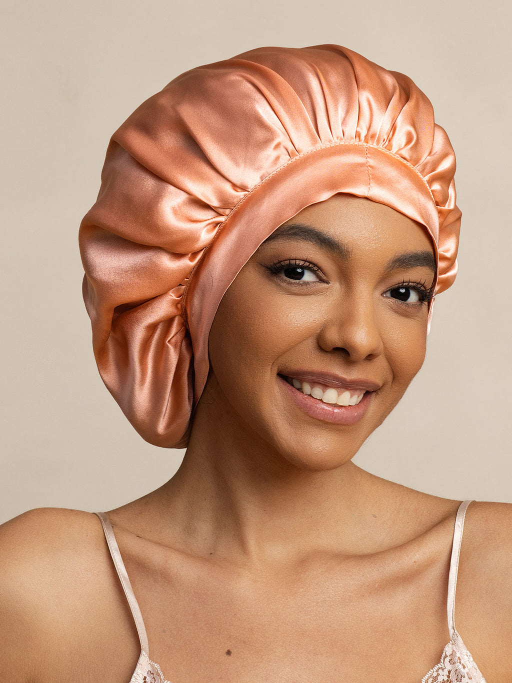 Pure silk Elegant Bonnet with Long Ribbons