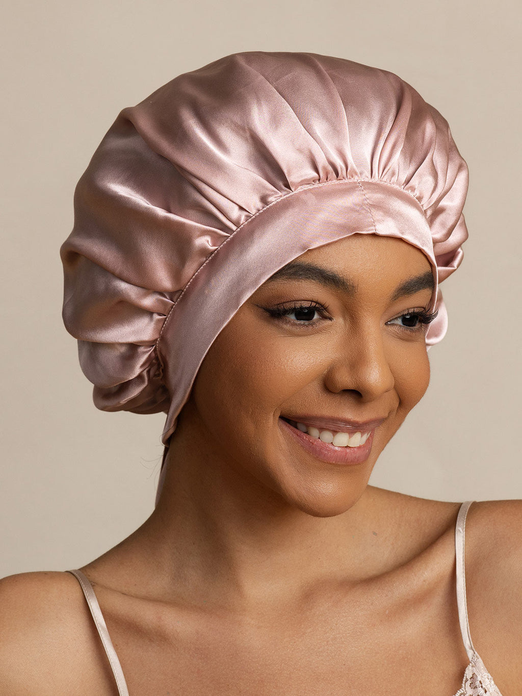 Pure silk Elegant Bonnet with Long Ribbons