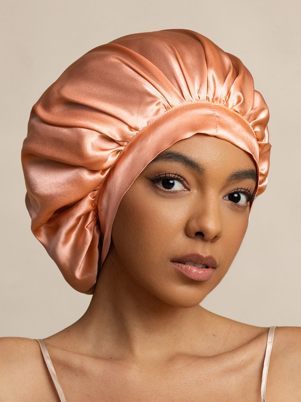 Women's Mulberry Silk Bonnet with Long Ribbons