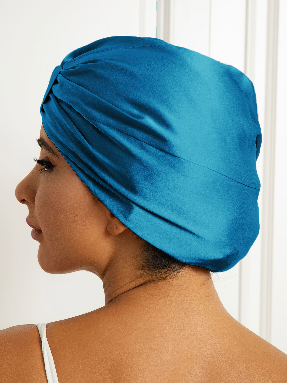 Pure Silk Double Layer Night Turban Bonnet