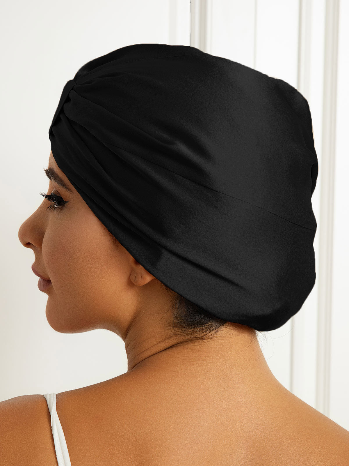 Pure Silk Double Layer Night Turban Bonnet